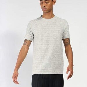 Wings + Horns Men’s M Terry Short Sleeve Tee Gray